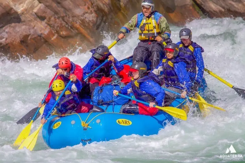 Rafting in Subansiri River